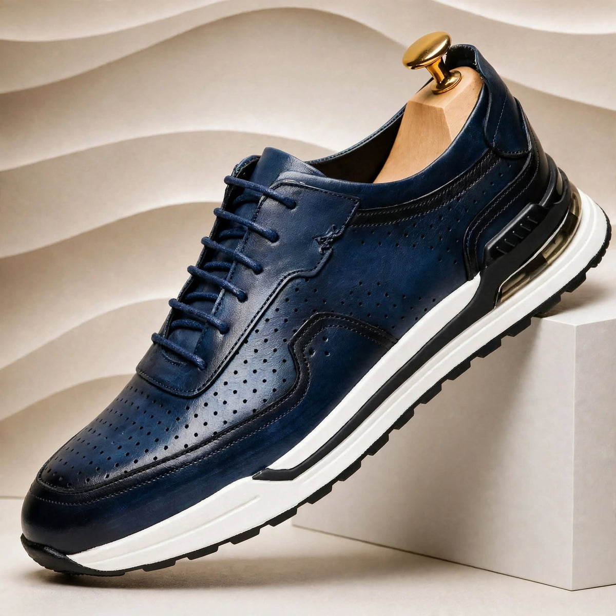 Sneakers Valencia in pelle bovina