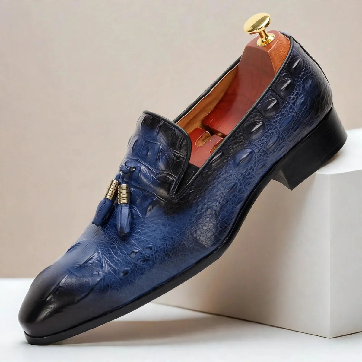 Montavelli Cowhide Leather Loafers
