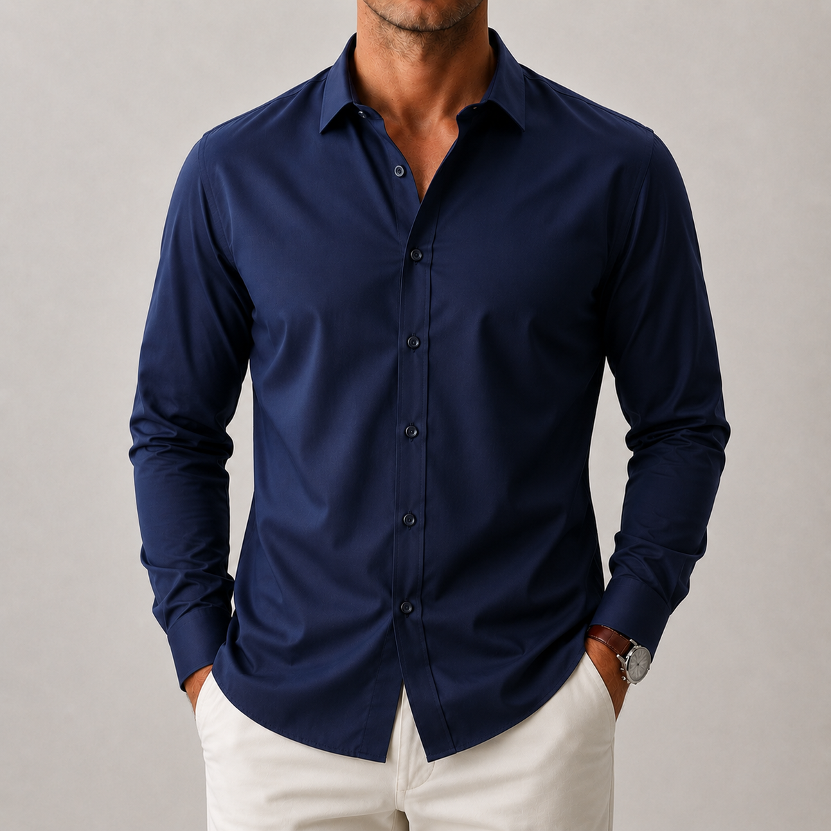 Camisa Social Antirrugas Devor