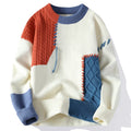 Noah | Men's Festive Color-Block Knit Sweater