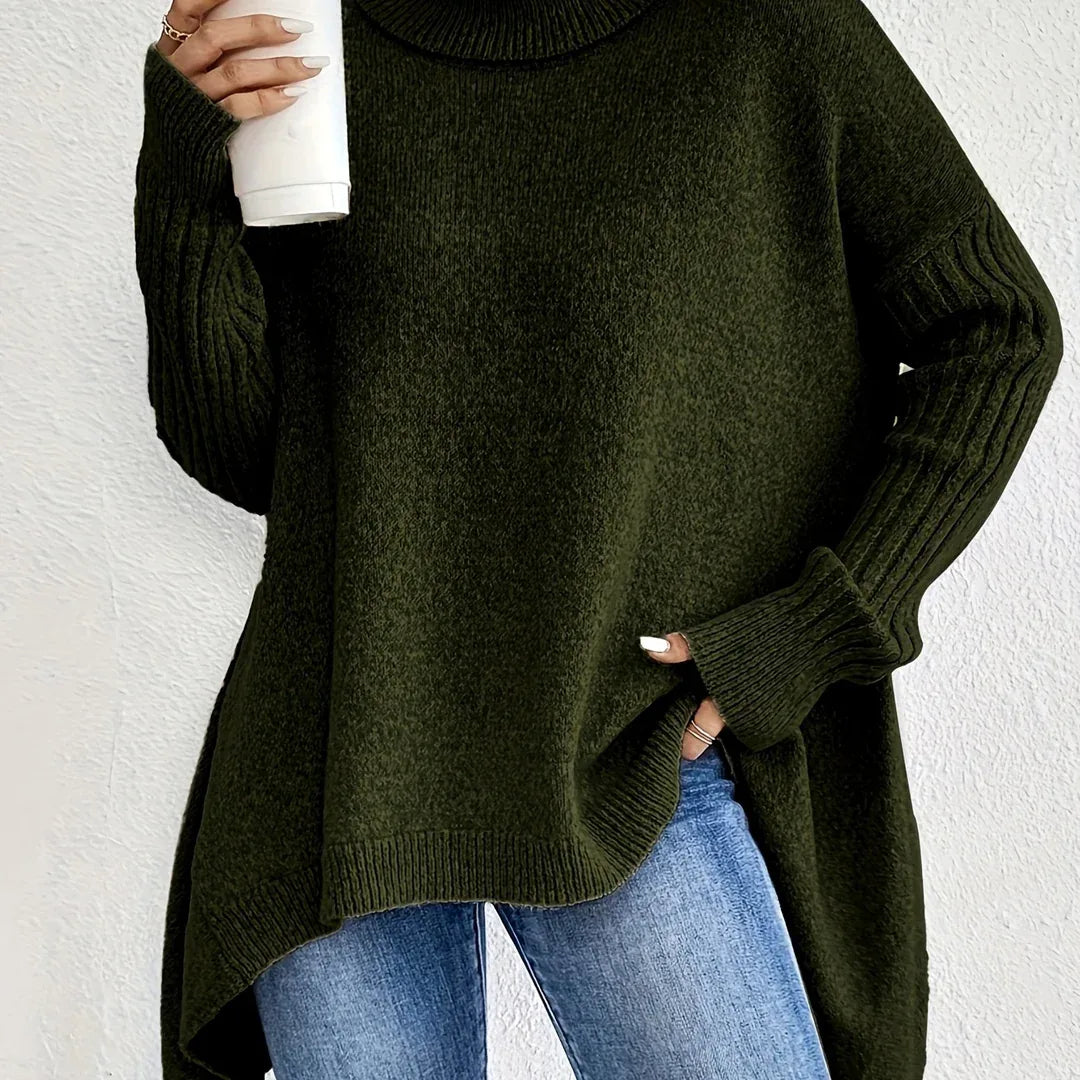 Nora | Suéter de punto con cuello alto para mujer