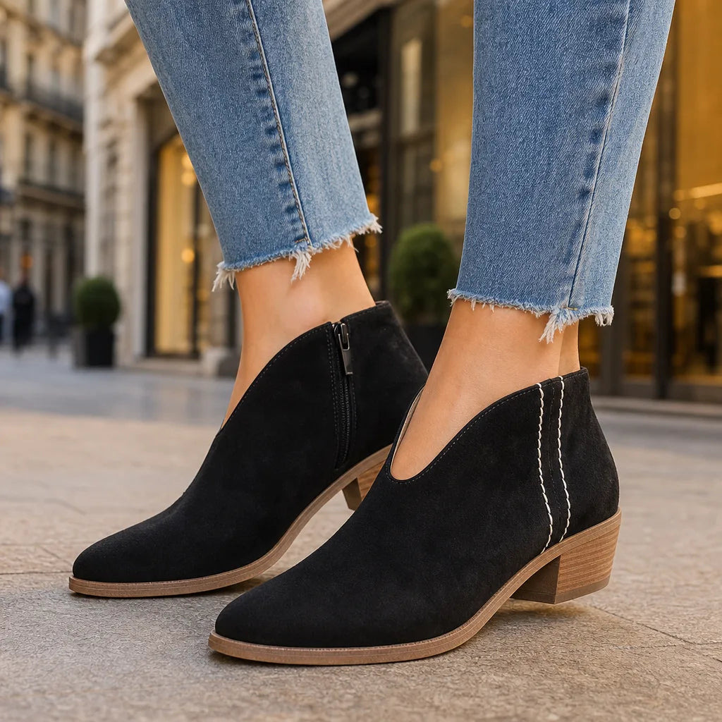 Odalys | Women's Leopard Ankle Booties