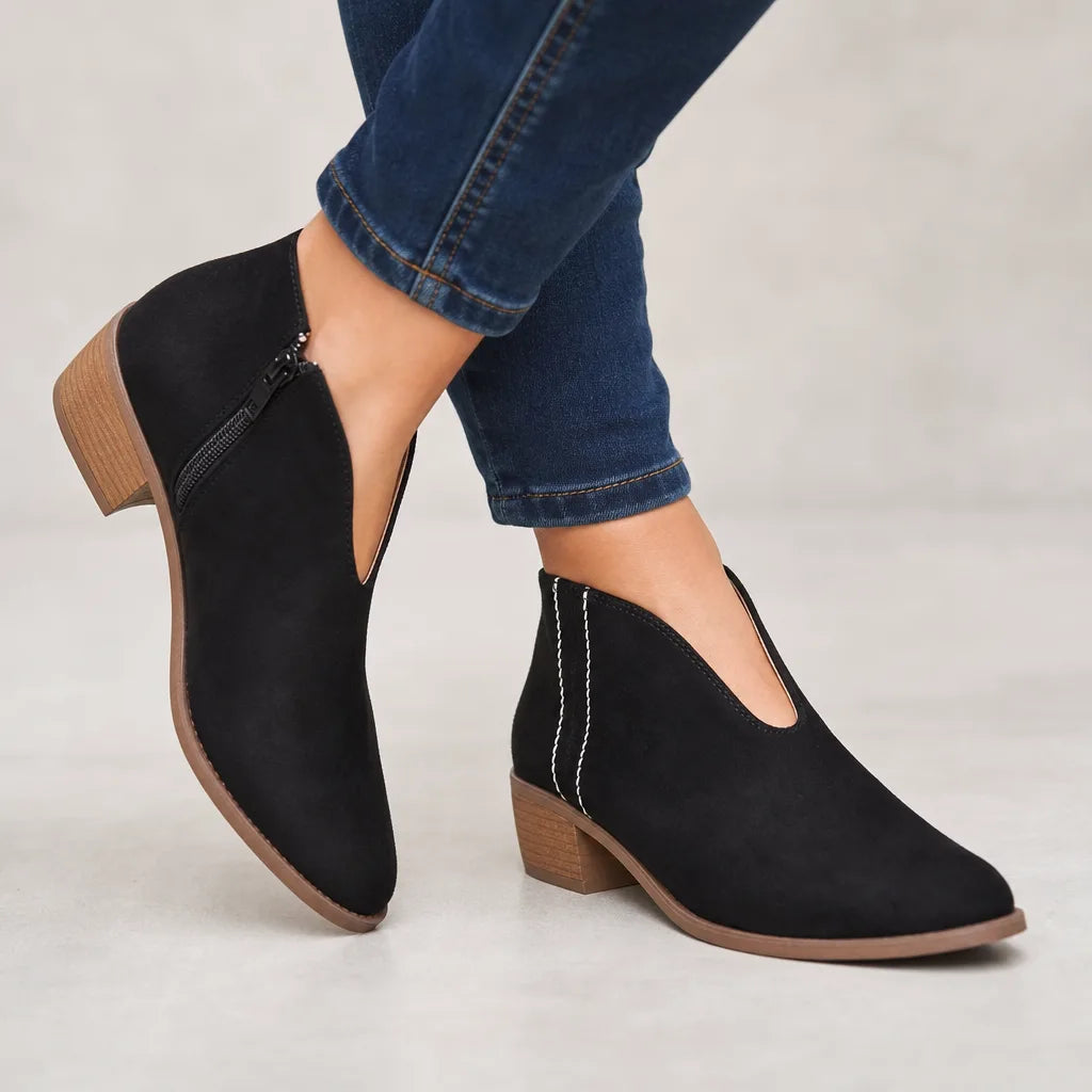 Odalys | Women's Leopard Ankle Booties