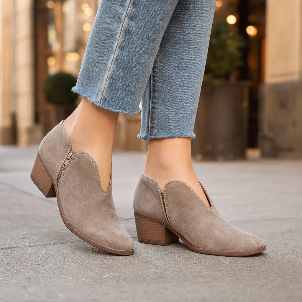 Odalys | Women's Leopard Ankle Booties