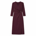 Odette | Vestido largo con escote en V para mujer