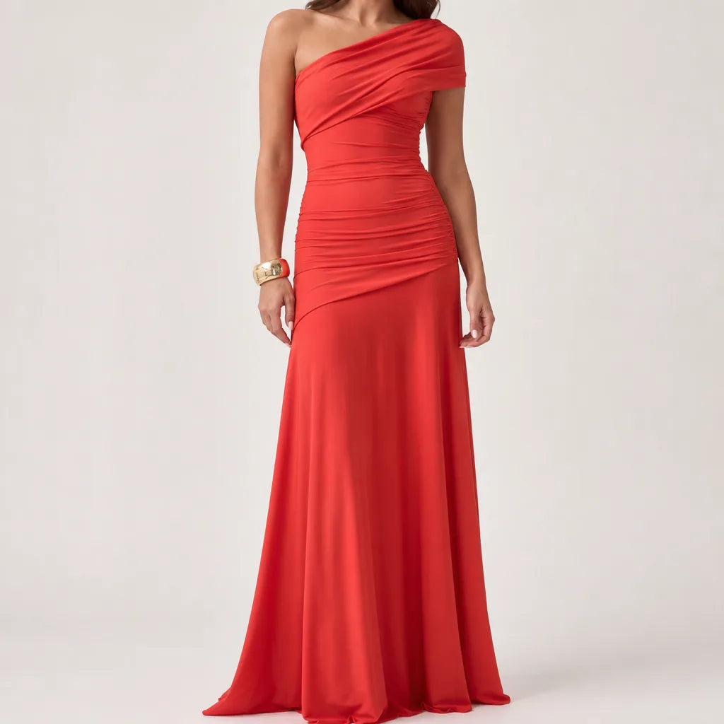 Ophélie | Vestido largo cruzado de novia para mujer