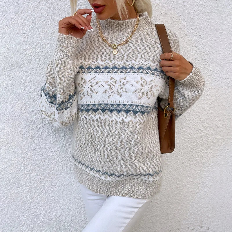 Oswald | Camisola de Inverno Quente em Malha para Mulher