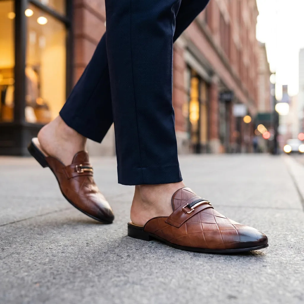 Parker | Men's Luxury Mule Loafers