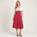 Pearl | Women's Polka Dot Midi Dress