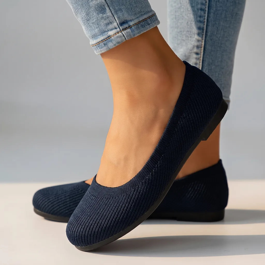 Perpetua | Ribbade ballerinaskor för dam