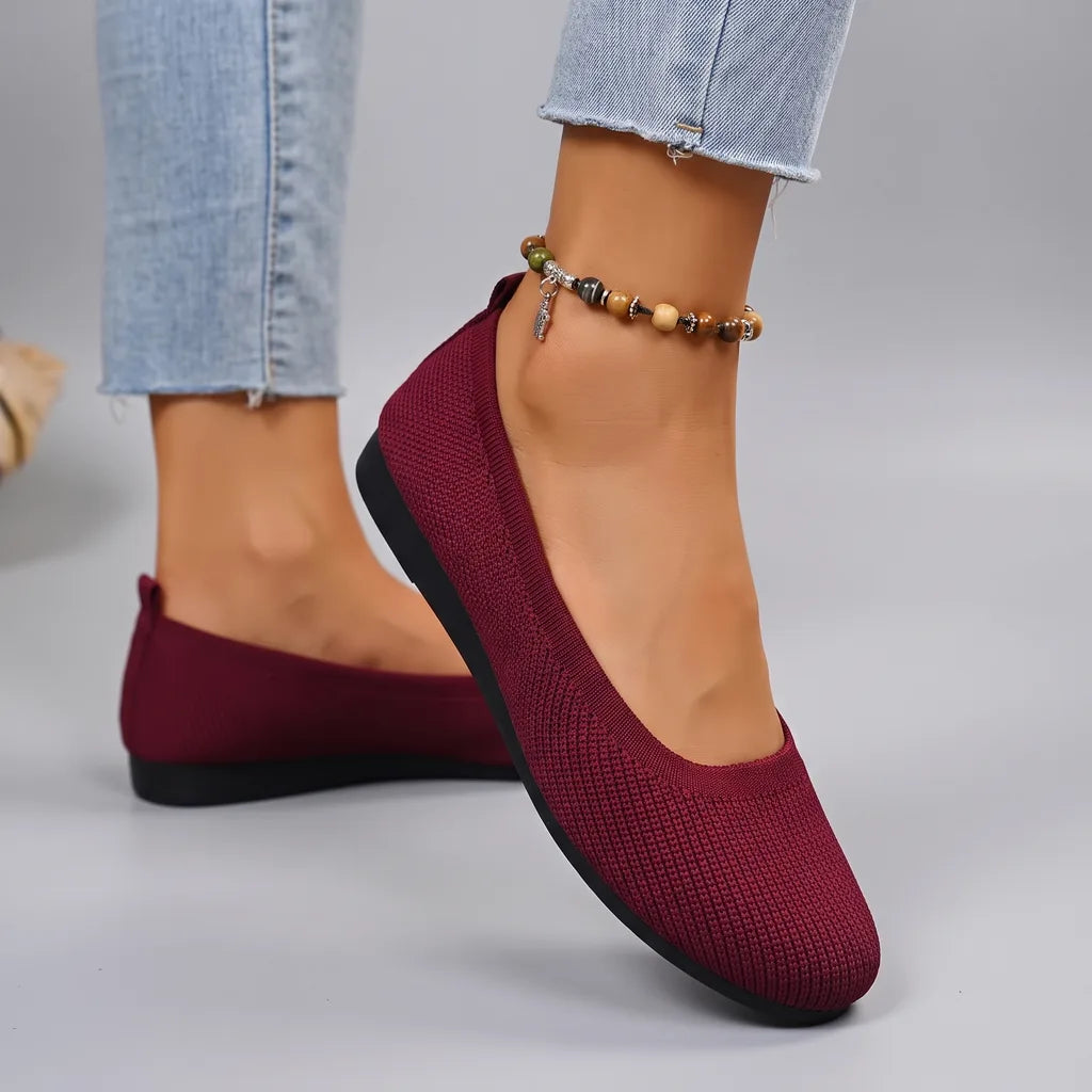 Perpetua | Ribbade ballerinaskor för dam