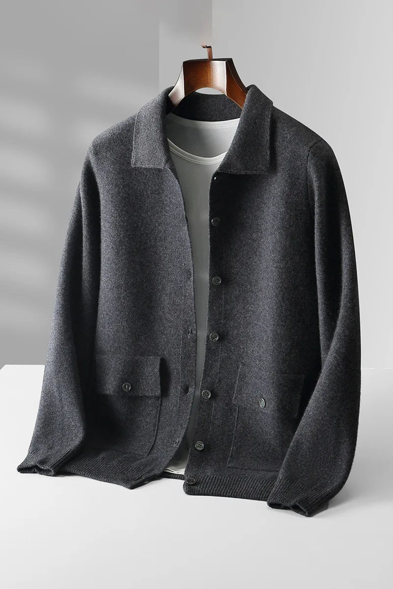 Pierson | Warme Herren-Strickjacke aus Wolle