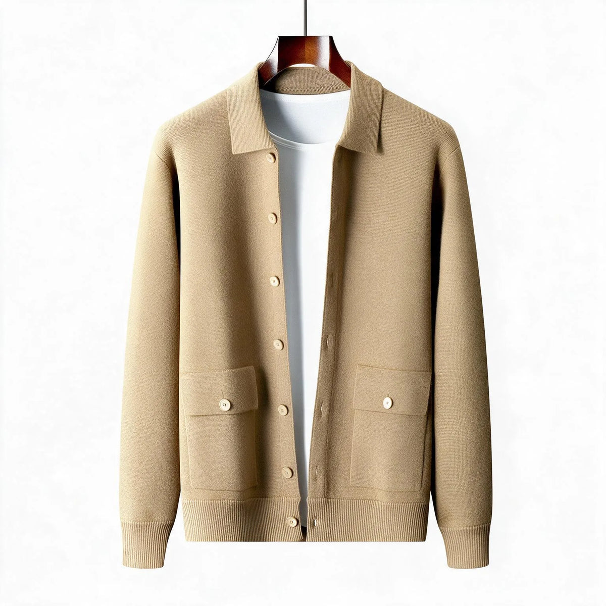 Pierson | Warme Herren-Strickjacke aus Wolle