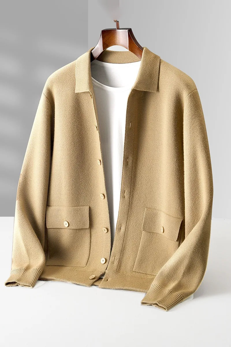 Pierson | Warme Herren-Strickjacke aus Wolle