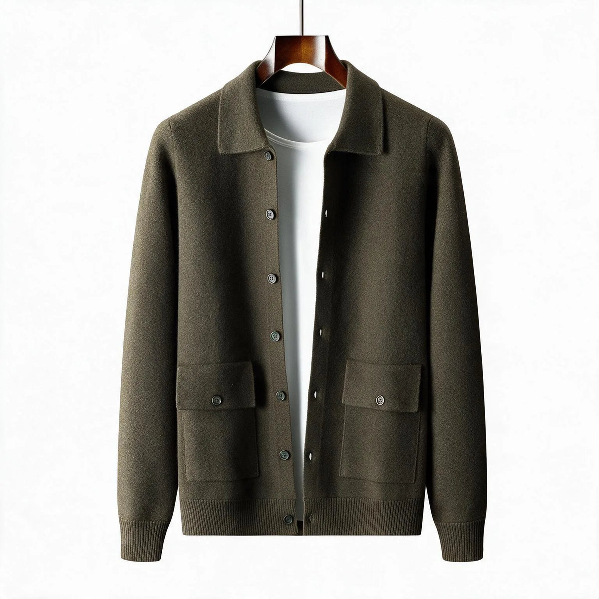 Pierson | Warme Herren-Strickjacke aus Wolle