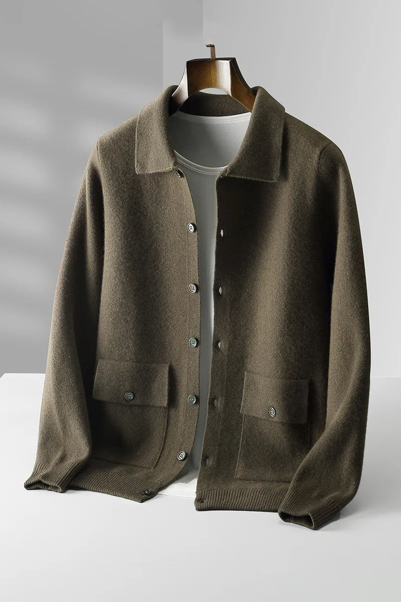 Pierson | Warme Herren-Strickjacke aus Wolle