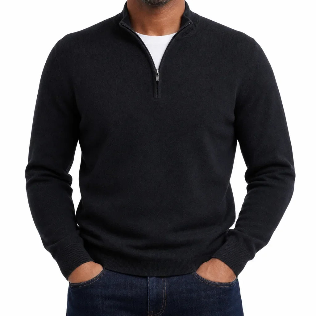 Pinkerton | men's Quarter-Zip Sweater
