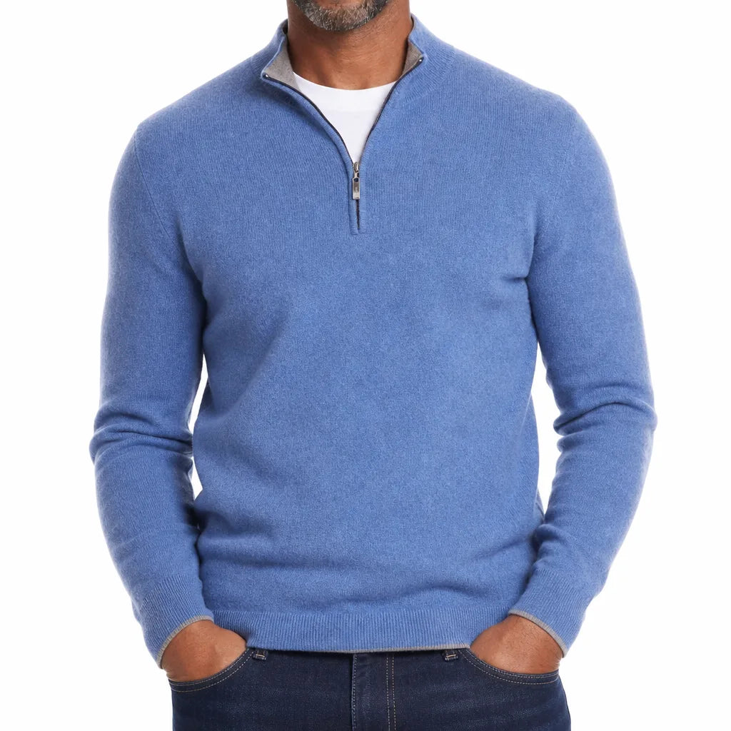 Pinkerton | men's Quarter-Zip Sweater