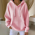 Posy | Texturerad hoodie för dam