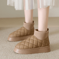Quilted Platform Boot - ARDEN ROVE