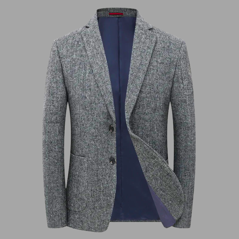 Blazer slim fit in lana