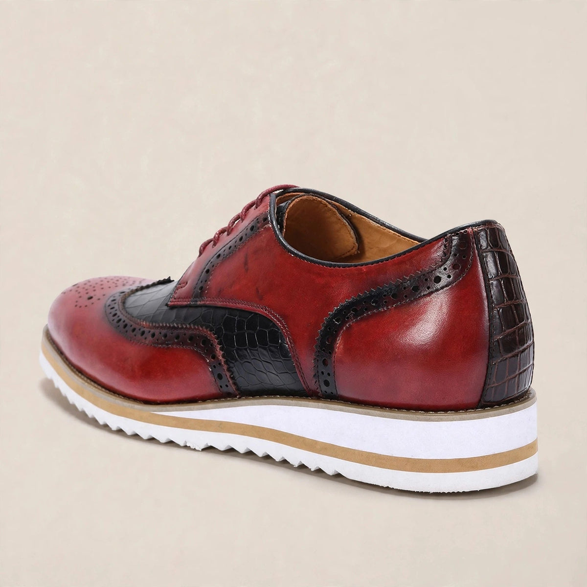 Zapatos Oxford Elison de cuero de vaca con cordones