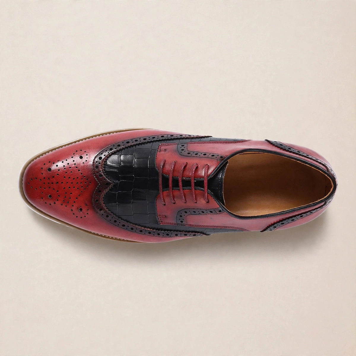Zapatos Oxford Elison de cuero de vaca con cordones