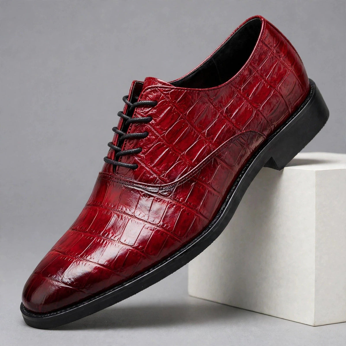 Zapatos Oxford de cuero con cordones Rovian