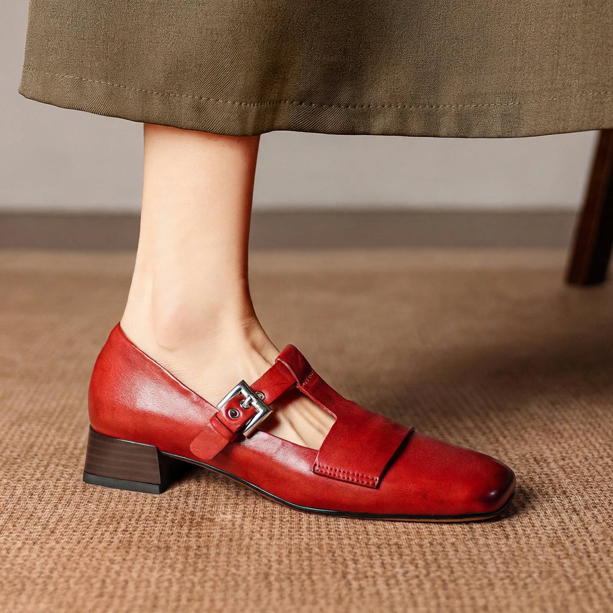 Veyra High Heels aus echtem Leder