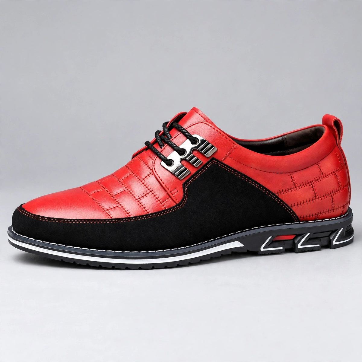 Sapatos de pele com atacadores Orlan