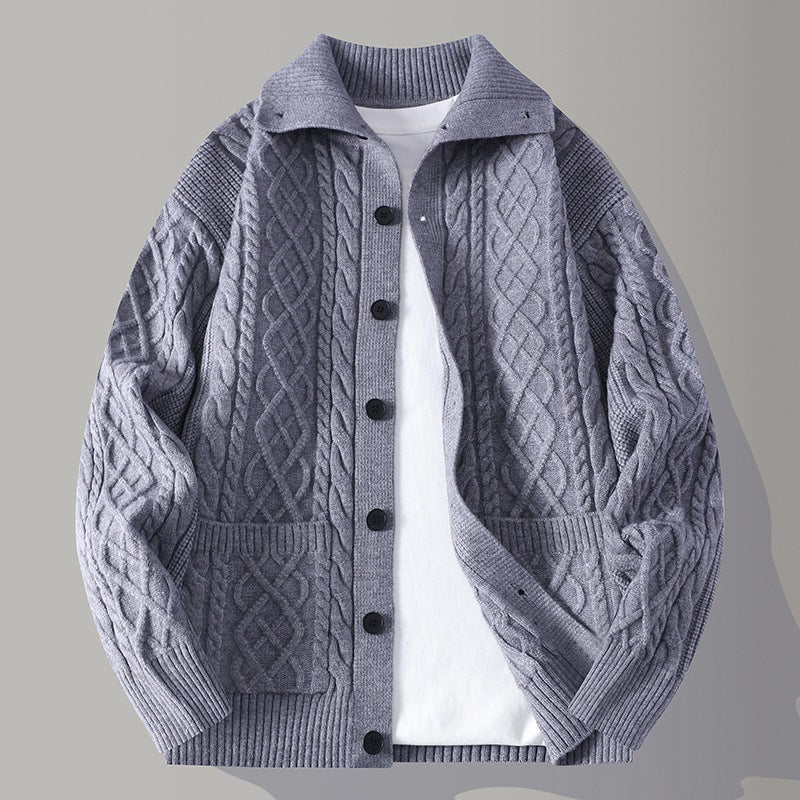 REED CABLE KNIT CARDIGAN - ARDEN ROVE