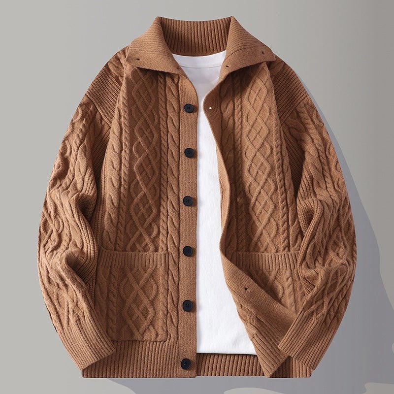 REED CABLE KNIT CARDIGAN - ARDEN ROVE