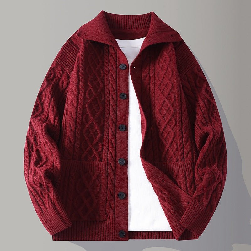 REED CABLE KNIT CARDIGAN - ARDEN ROVE