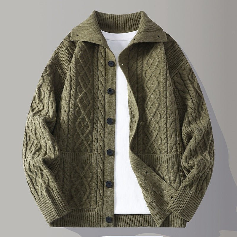 REED CABLE KNIT CARDIGAN - ARDEN ROVE