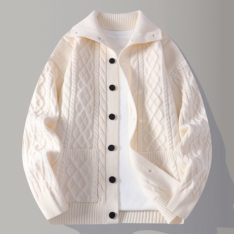 REED CABLE KNIT CARDIGAN - ARDEN ROVE