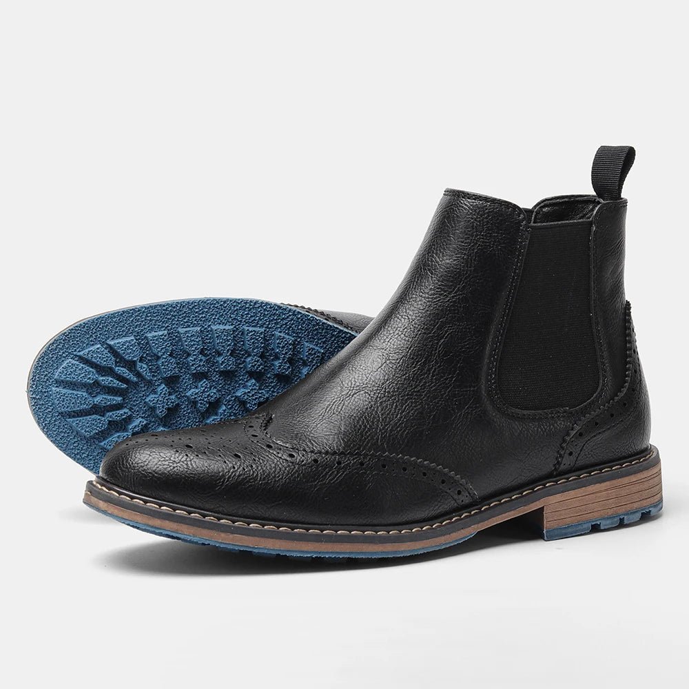Regent Brogue Chelsea Boot - ARDEN ROVE