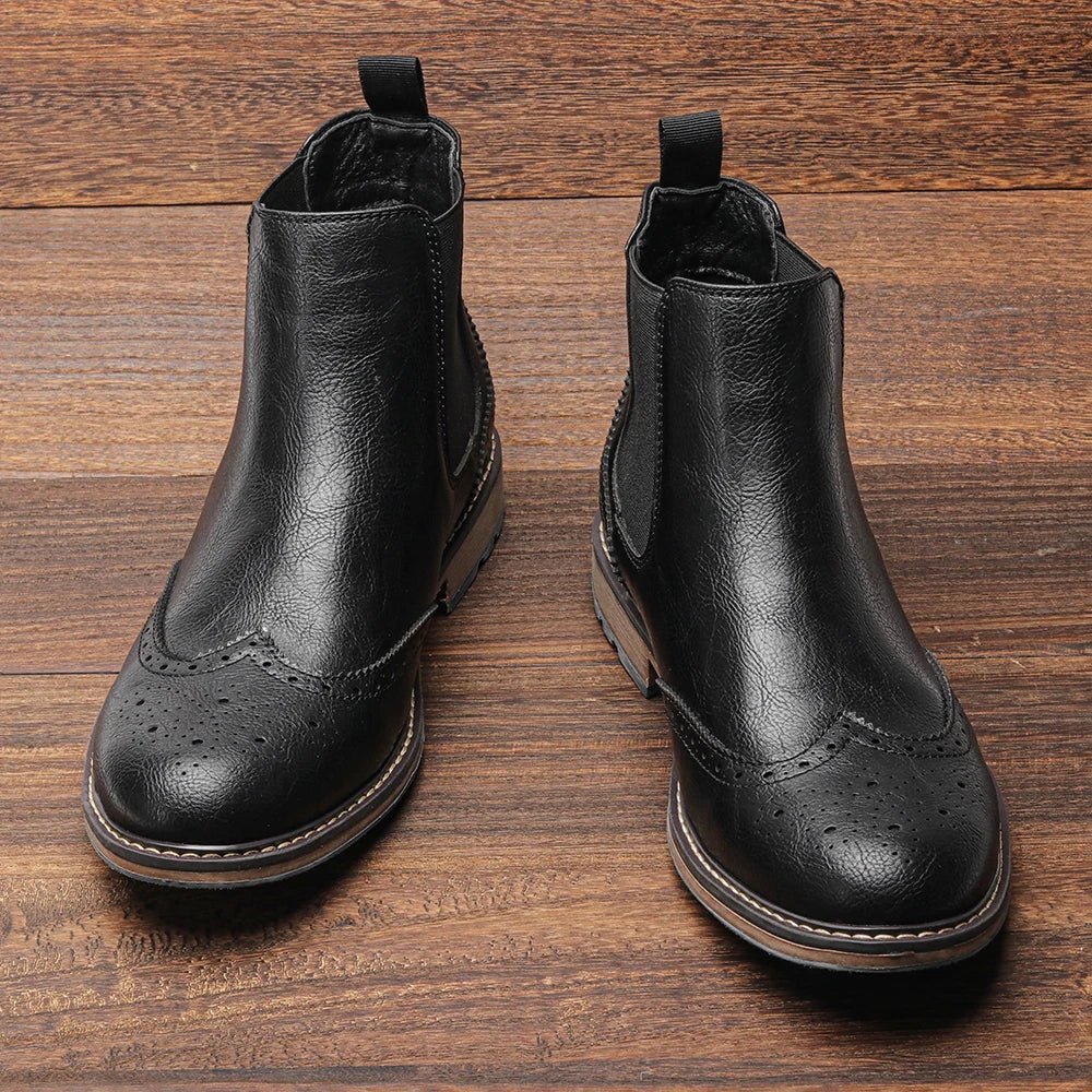 Regent Brogue Chelsea Boot - ARDEN ROVE