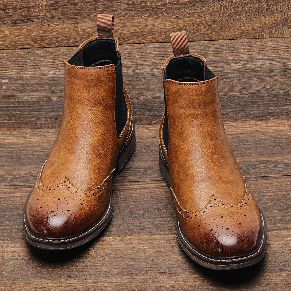 Regent Brogue Chelsea Boot - ARDEN ROVE