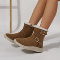 Rhodes | Botins Ortopédicos de Peluche para Mulher