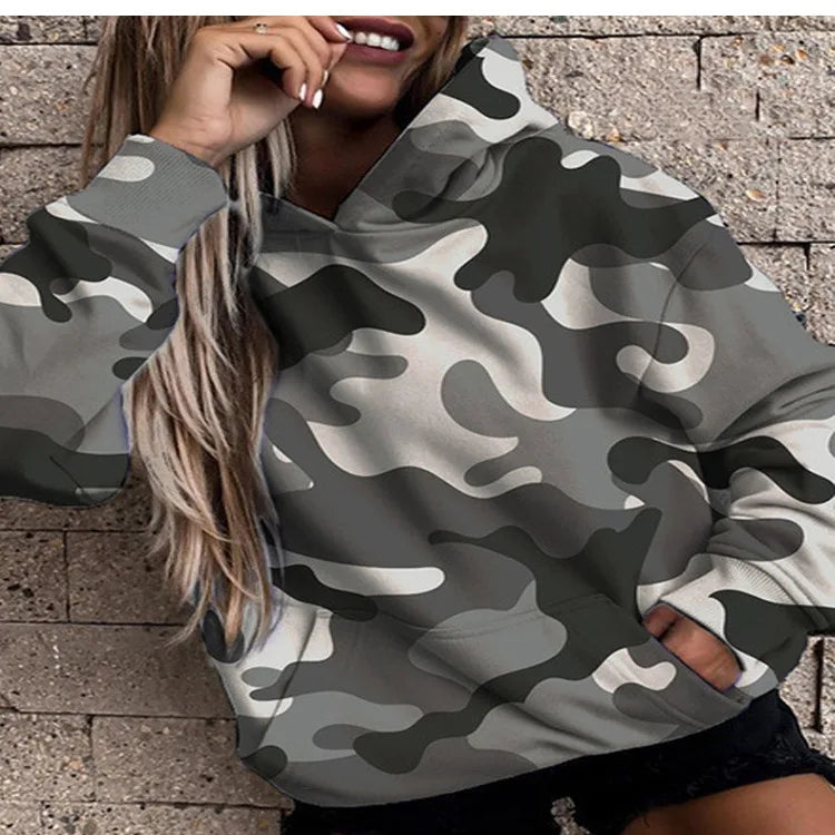 Riley | Women's Camo Hoodie