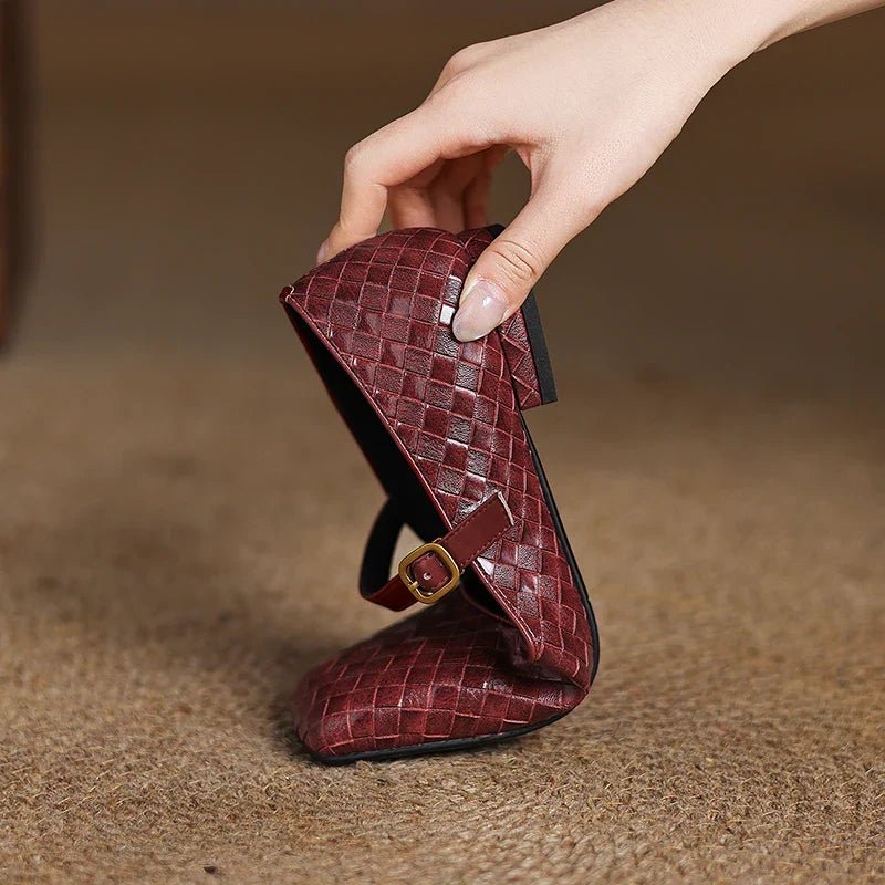 RIVA GENIUNE LEATHER MULES - ARDEN ROVE