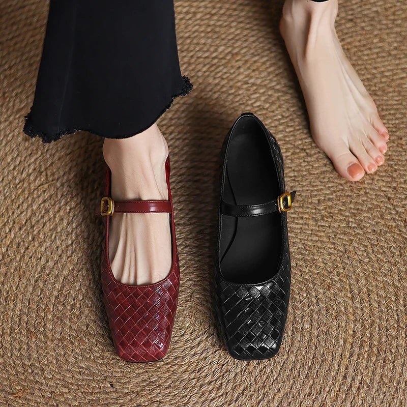 RIVA GENIUNE LEATHER MULES - ARDEN ROVE