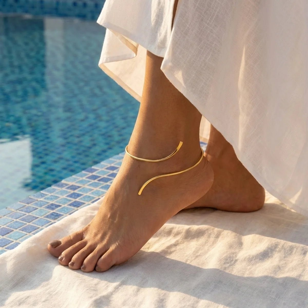 Riviera Wrap Anklet - ARDEN ROVE