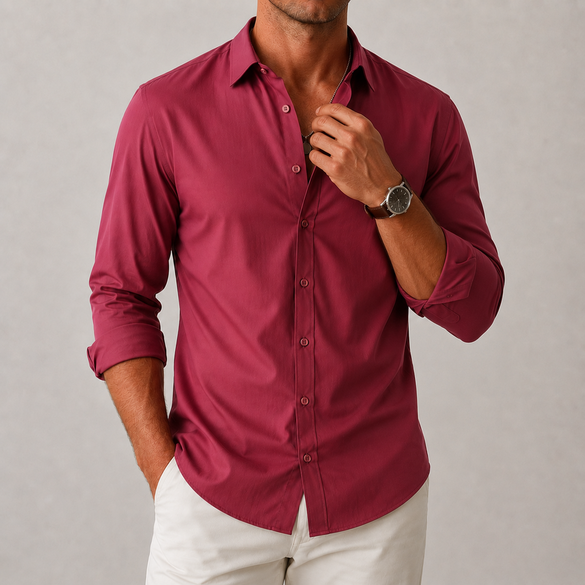 Camisa Social Antirrugas Devor