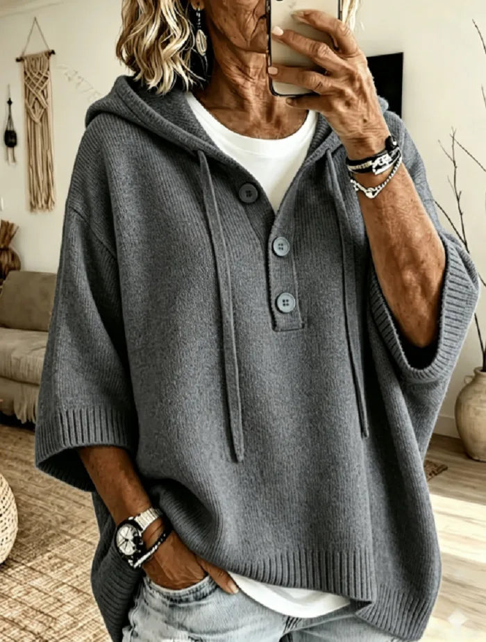 Rosemary | Gebreide hoodie voor dames
