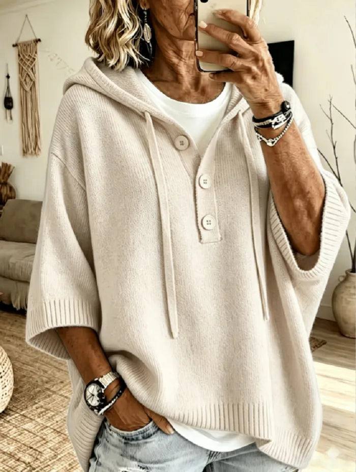 Rosemary | Gebreide hoodie voor dames