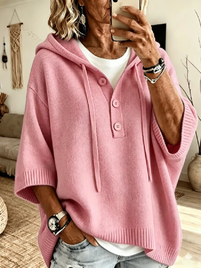 Rosemary | Gebreide hoodie voor dames