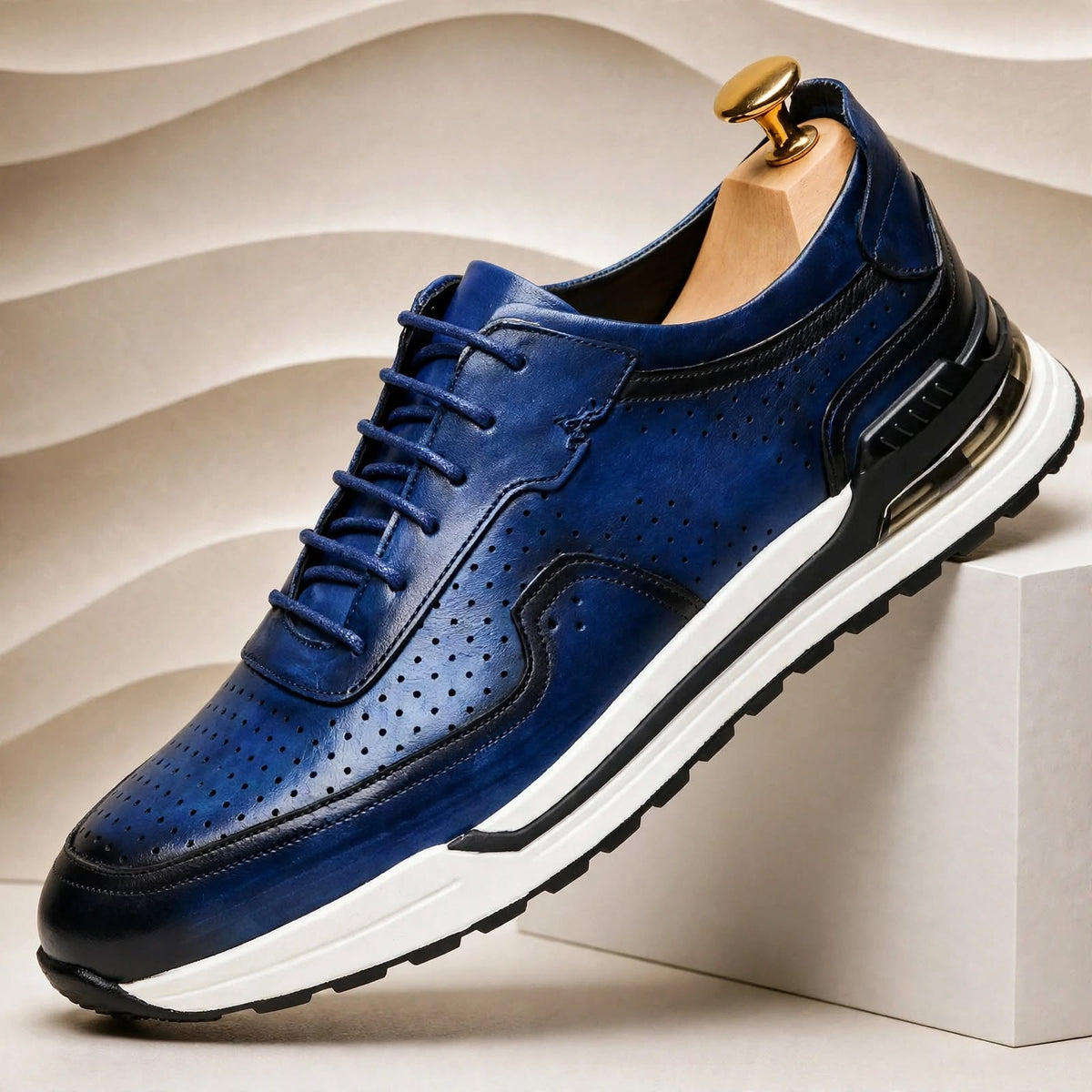 Sneakers Valencia in pelle bovina