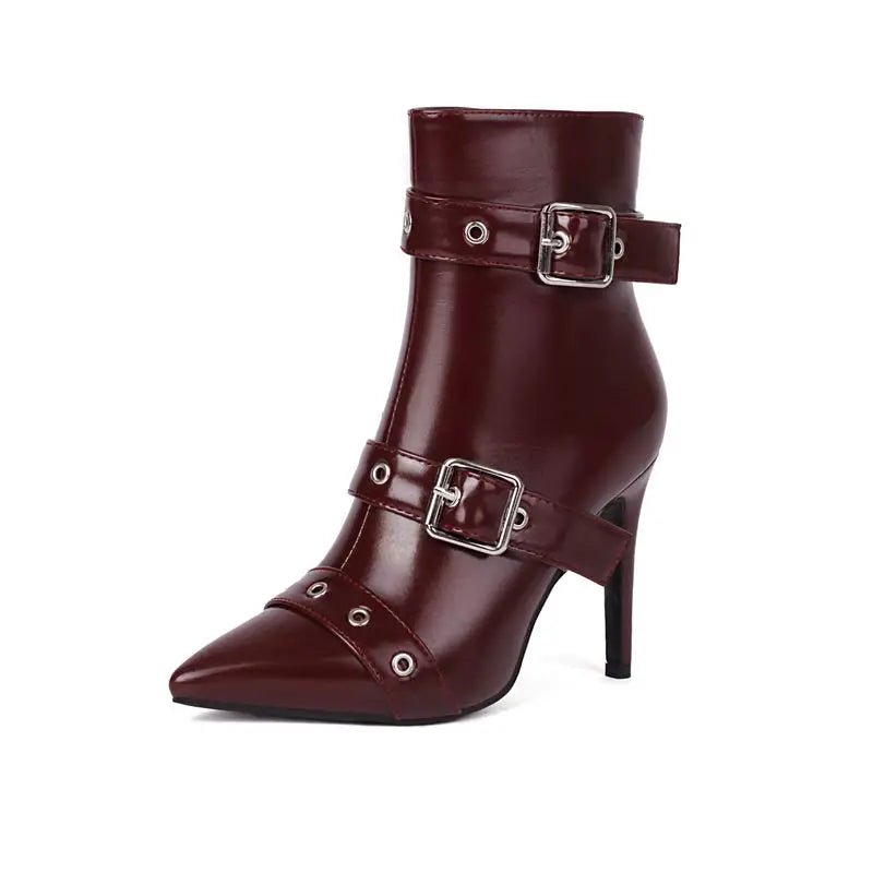 Runway Buckle Stiletto - ARDEN ROVE