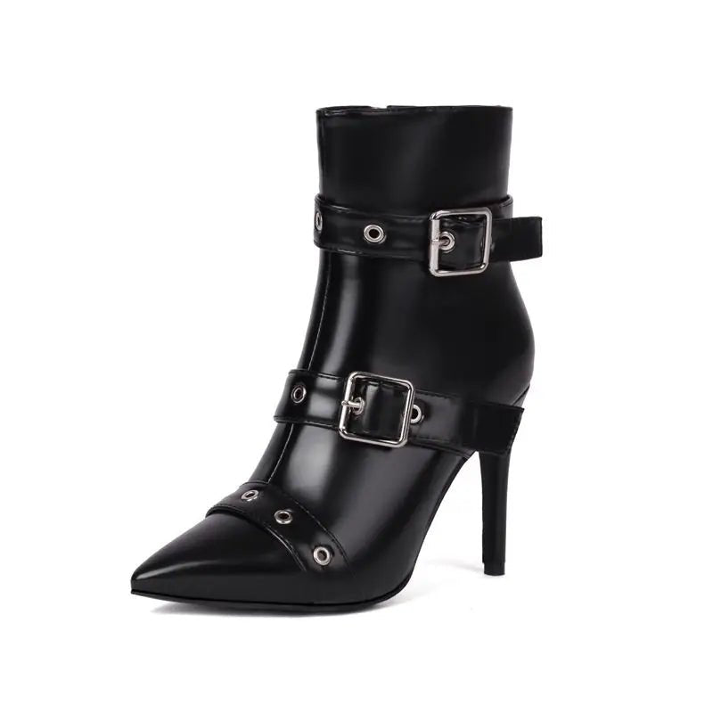 Runway Buckle Stiletto - ARDEN ROVE